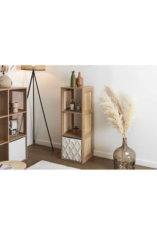Rangement modulable 3 niches Bali - Marron