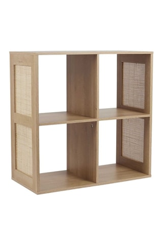 Rangement modulable 4 niches Bali - Marron