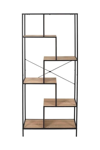Meuble de rangement - Noir et imitation bois
