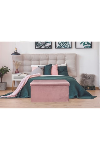 Banc-coffre pliable Giulia - Rose