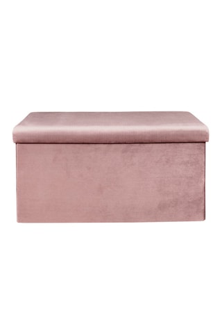 Banc-coffre pliable Giulia - Rose