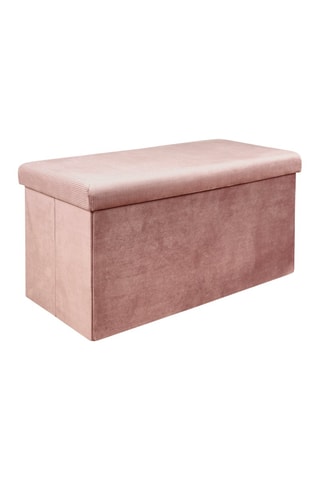 Banc-coffre pliable Giulia - Rose