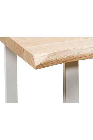 Table - Blanc et naturel