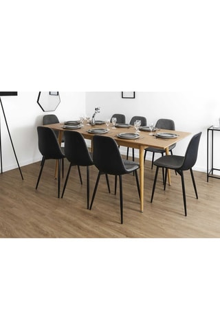 Table extensible Paxton - Imitation bois