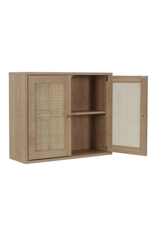 Armoire murale 2 portes Bali - Marron