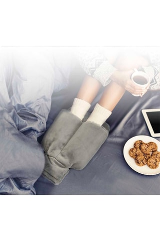 Chausson bouillotte Gris