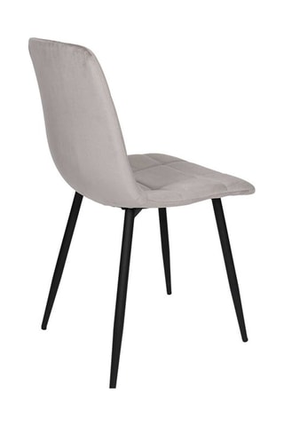 2 chaises Mateo - Taupe et noir