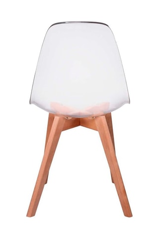 2 chaises Scandinave - Transparent