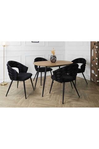 2 chaises Sawyer - Noir