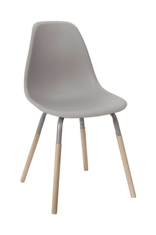2 chaises Phenix - Taupe et marron