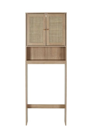 Meuble WC 2 portes Bali - Marron