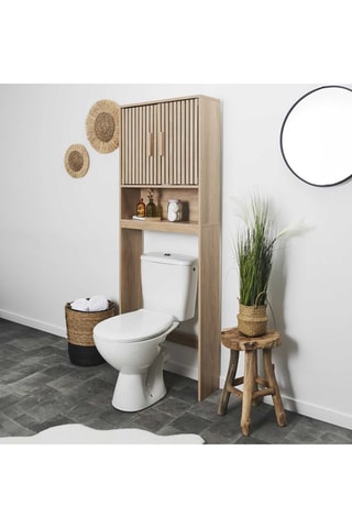Meuble de WC Klaus - Marron