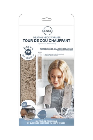 Tour de cou chauffant Marron