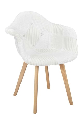 2 fauteuils - Naturel et blanc