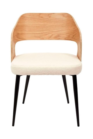 2 fauteuils Loki Hygge - 
Naturel et crème