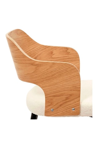 2 fauteuils Loki Hygge - 
Naturel et crème