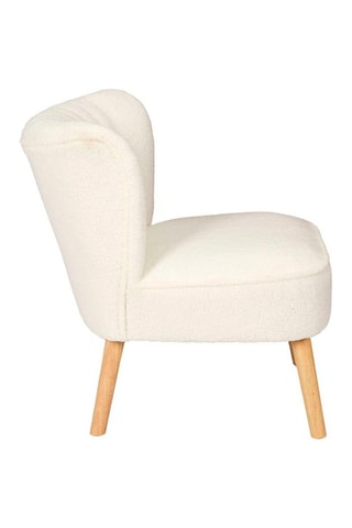Fauteuil Erika Hygge - 
Naturel et blanc