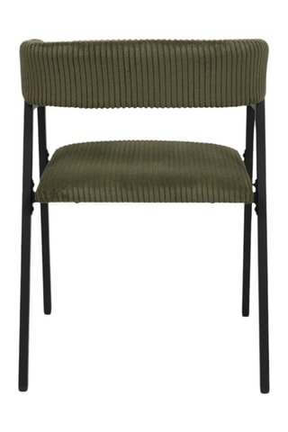 2 fauteuils Scott - Vert foncé - Toucher velours côtelée