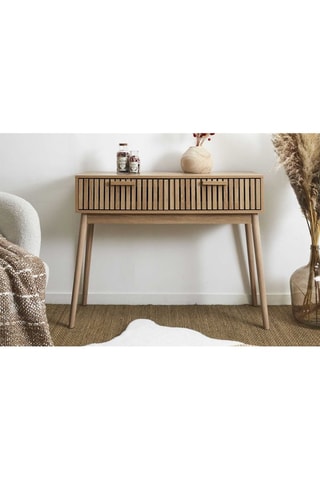 Console 2 tiroirs Klaus - Naturel