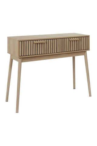 Console 2 tiroirs Klaus - Naturel