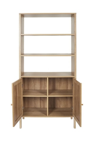 Buffet 2 portes Bali - Beige et naturel