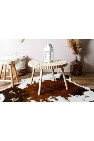 Table basse Rondin - 
Naturel