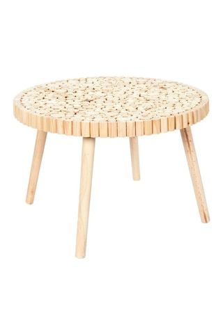 Table basse Rondin - 
Naturel