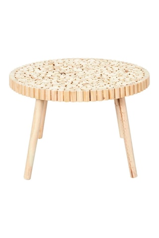 Table basse Rondin - 
Naturel