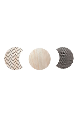 3 tables d’appoint - Beige et noir