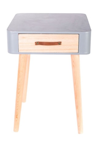 Table de chevet 1 tiroir - Gris