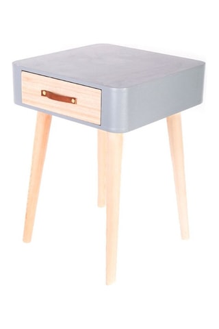 Table de chevet 1 tiroir - Gris