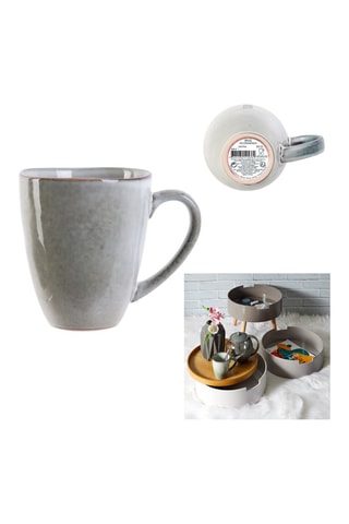 6 mugs en céramique Au grès du temps - 30 cl