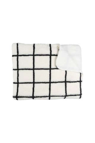 Plaid - Blanc -  130 x 160 cm