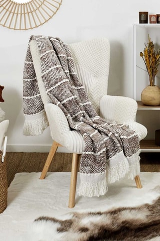 Plaid - Taupe - 120 x 2 x 150 cm