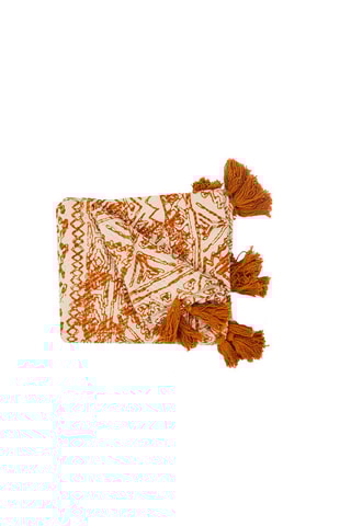 Jeté de canapé - Ocre - 120 x 150 cm