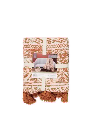 Jeté de canapé - Ocre - 120 x 150 cm