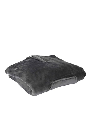 Poncho plaid - Gris