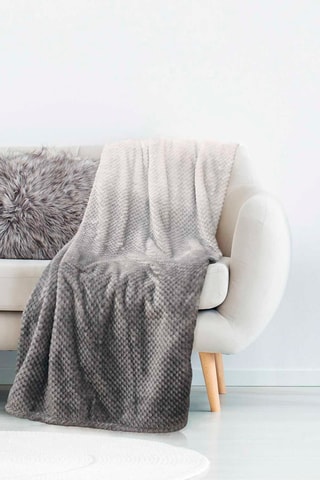 Plaid Gris - 150 x 120 cm