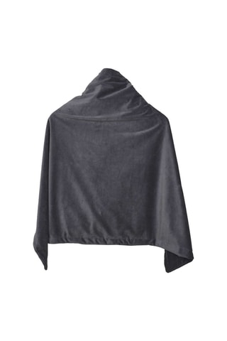 Poncho chauffant 
Gris