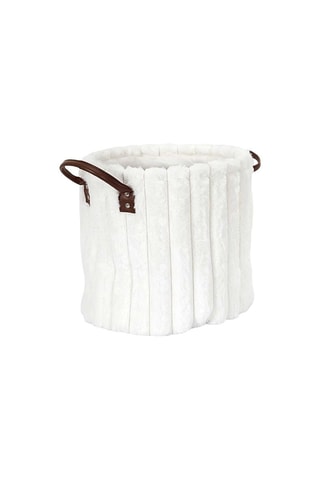 3 paniers de rangement - Blanc