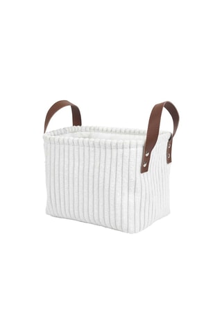 3 paniers de rangement - 36 x 20 x 26 cm - Blanc