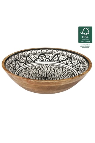 Saladier en bois de manguier Dune - 33 cm