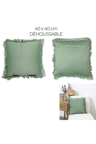 Coussin - Sauge - 40 x 40 cm