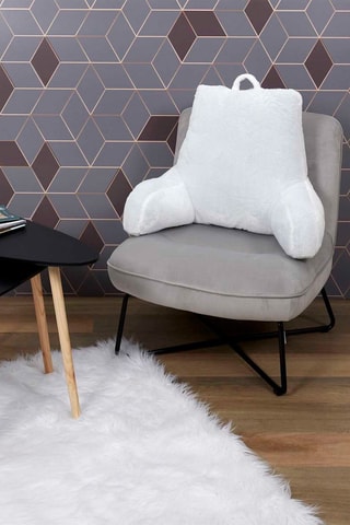Coussin de lecture Gris - 86 x 45 cm