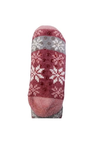 Paire de chaussettes en chenille femme - Coloris aléatoire