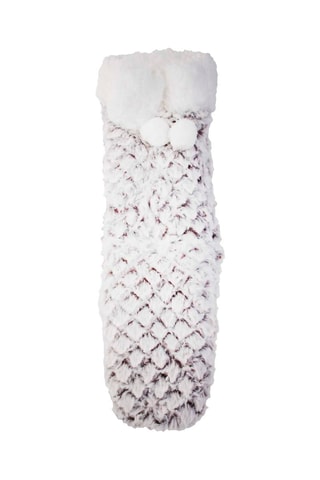 Chaussettes Sherpa Gris