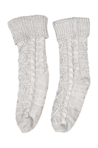 Chaussettes Sherpa Gris