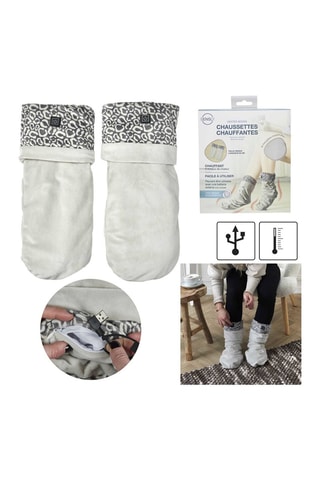 Chaussettes chauffantes 3 niveaux de chaleur