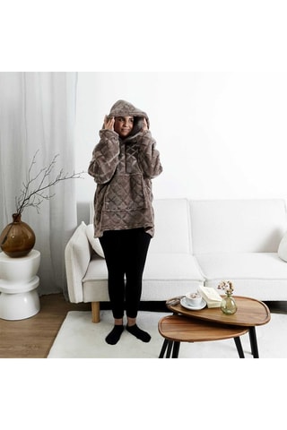 Sweat plaid - Marron