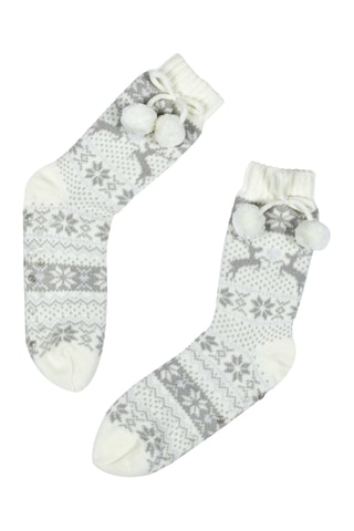 Chaussettes antidérapantes - Coloris aléatoire